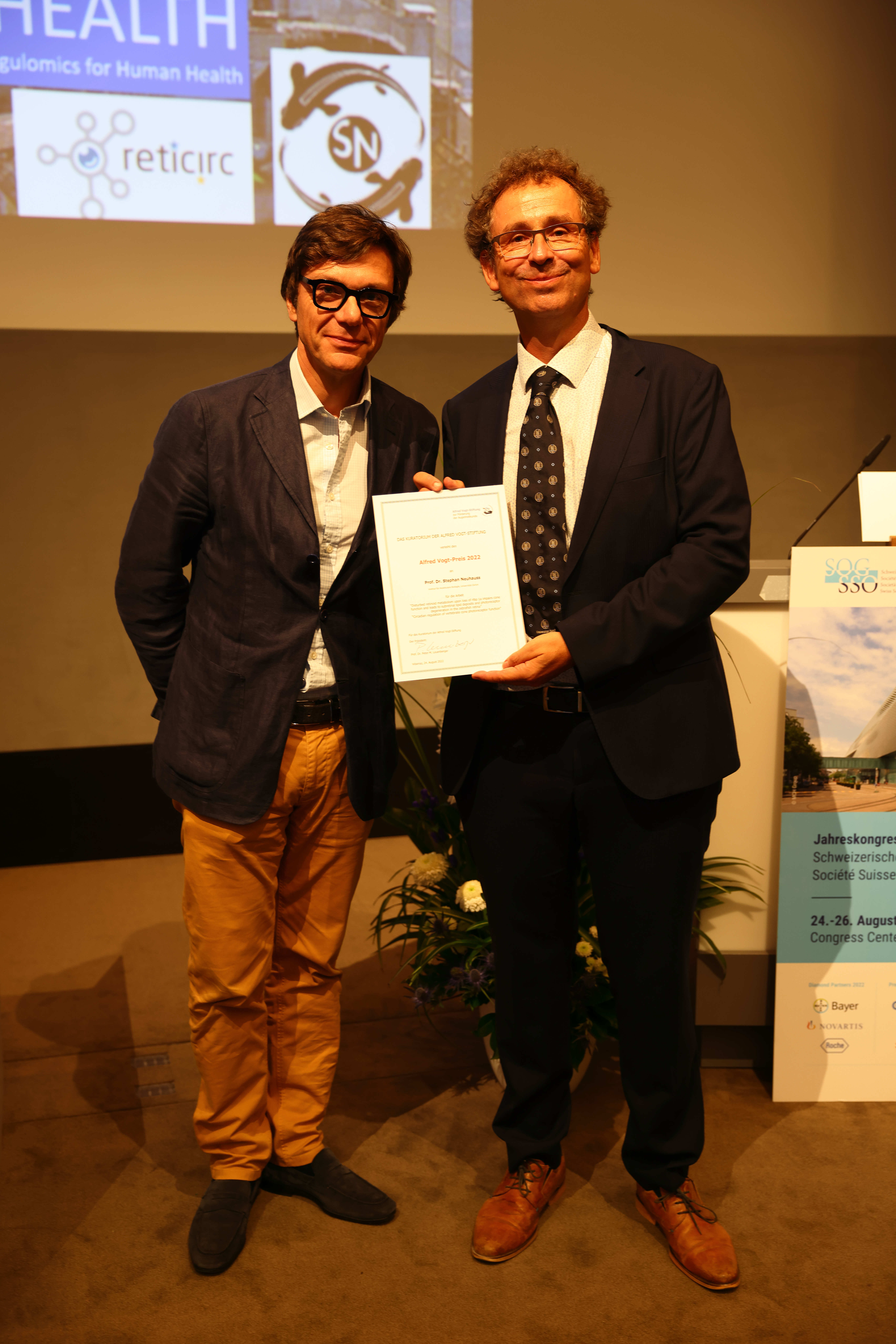 Stephan Neuhauss wins Alfred-Vogt award